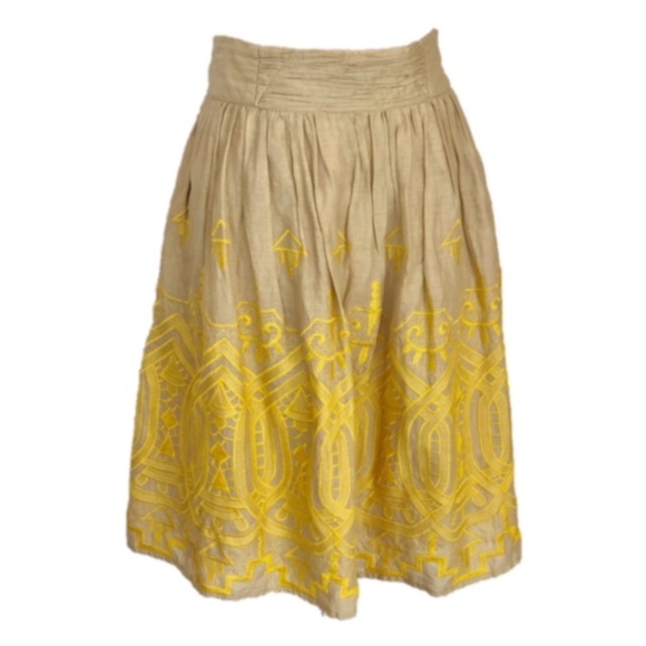 Anthropologie Dresses & Skirts - Anthropologie Tiny Embroidered Skirt